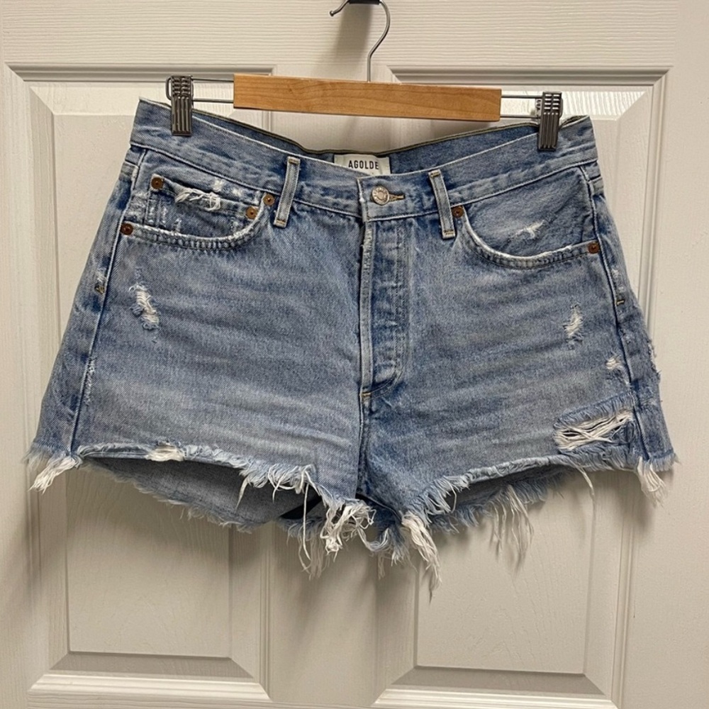 Agolde Parker Denim Shorts